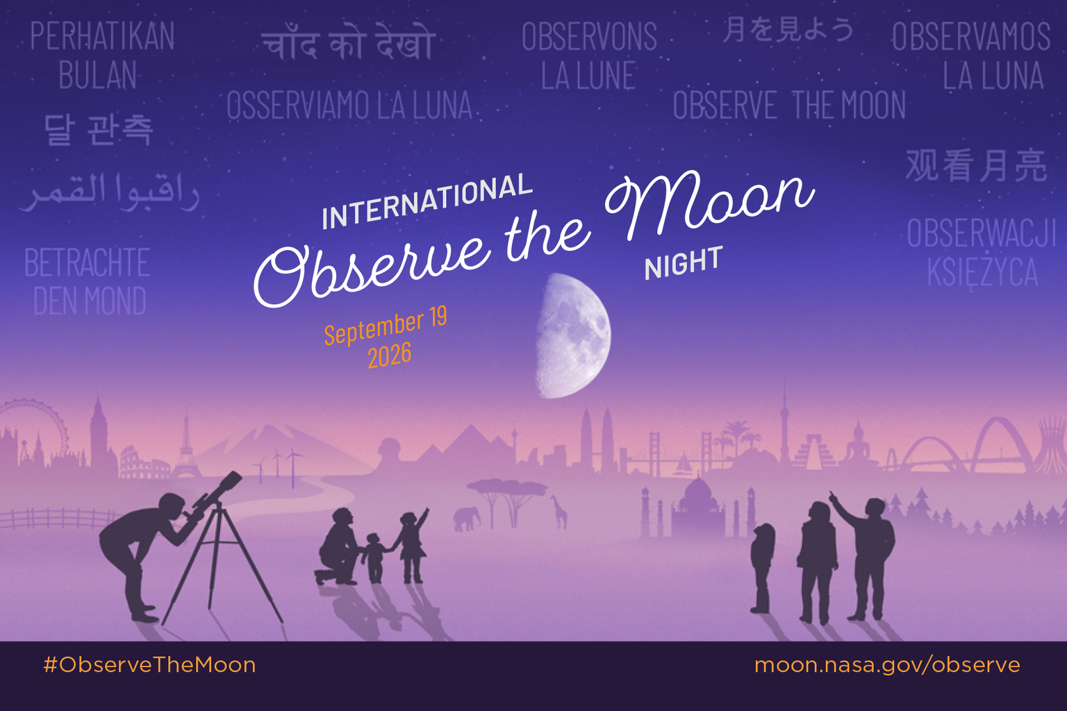Observe the Moon - Night